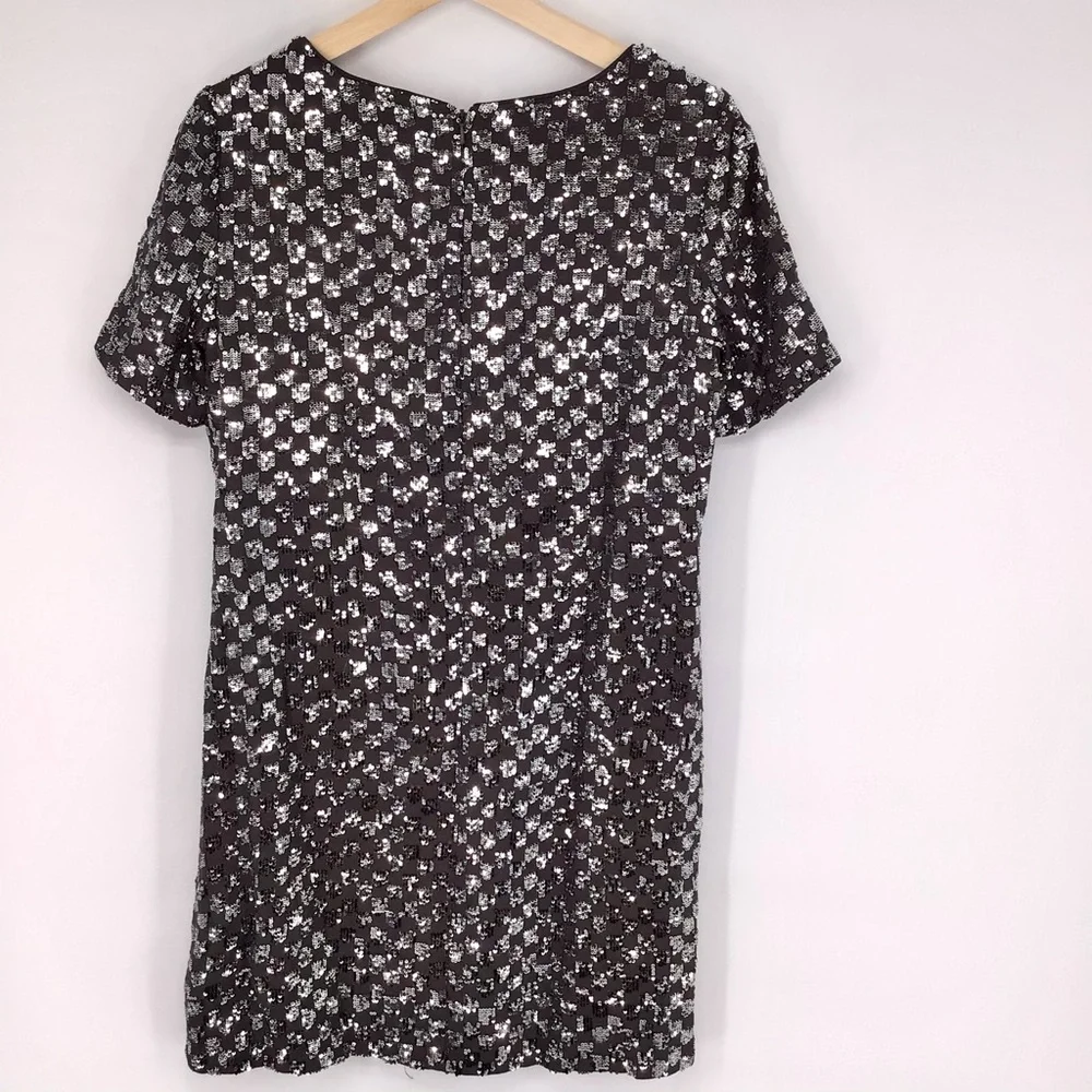 Broadway & Broome Gray Sequin Night Out Dress S - Picture 3 of 14